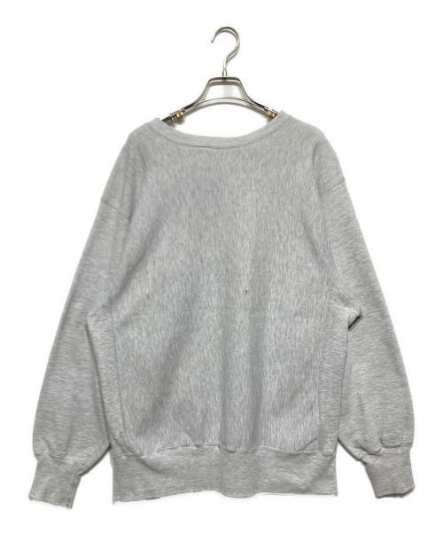 Champion REVERSE WEAVE（チャンピオン リバース ウィーブ）Champion REVERSE WEAVE (チャンピオン リバース ウィーブ) 90ｓクルーネックスウェット グレー サイズ:XLの古着・服飾アイテム