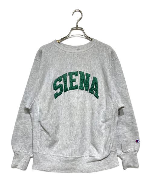 Champion REVERSE WEAVE（チャンピオン リバース ウィーブ）Champion REVERSE WEAVE (チャンピオン リバース ウィーブ) 90ｓクルーネックスウェット グレー サイズ:LARGEの古着・服飾アイテム
