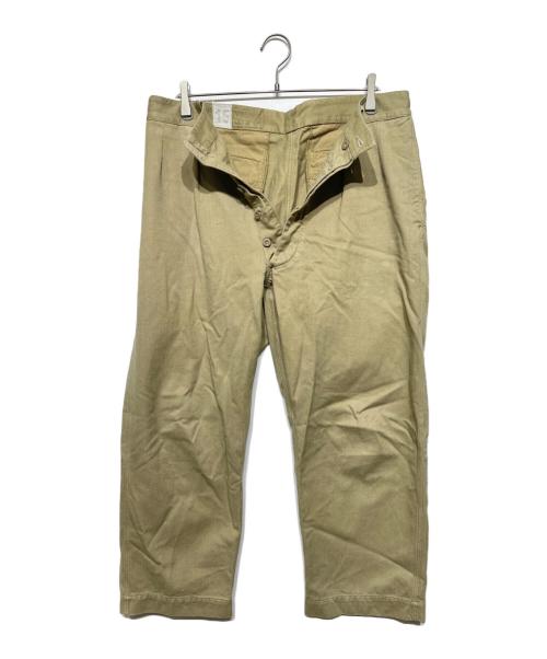 French Army（フランス軍）French Army (フレンチアーミー) M-52 チノトラウザーズ ベージュ サイズ:15の古着・服飾アイテム