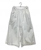 LUCIO VANOTTIルーチョ バノッティ）の古着「ワイドパンツ　17030450003030」｜ホワイト