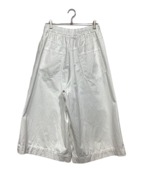 LUCIO VANOTTI（ルーチョ バノッティ）LUCIO VANOTTI (ルーチョ バノッティ) ワイドパンツ　17030450003030 ホワイト サイズ:5の古着・服飾アイテム