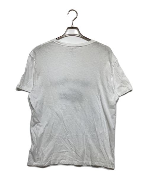 LACOSTE（ラコステ）LACOSTE (ラコステ) RICKY REGAL フロントロゴプリント 半袖Tシャツ ホワイト サイズ:Mの古着・服飾アイテム