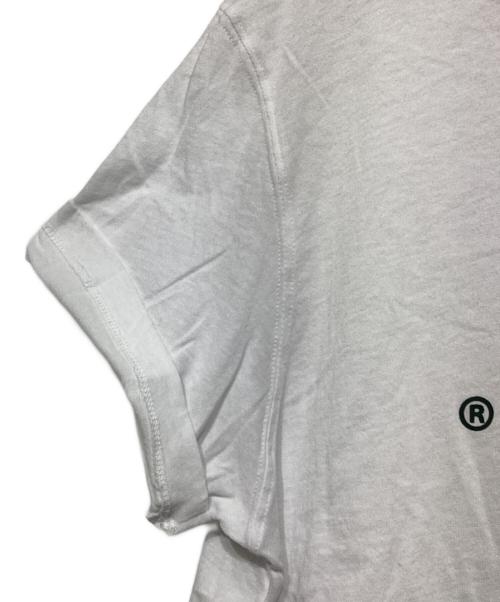 LACOSTE（ラコステ）LACOSTE (ラコステ) RICKY REGAL フロントロゴプリント 半袖Tシャツ ホワイト サイズ:Mの古着・服飾アイテム