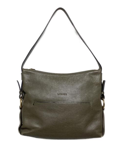 LOEWE（ロエベ）LOEWE (ロエベ) ワンショルダーバッグ カーキの古着・服飾アイテム
