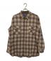 PENDLETON（ペンドルトン）の古着「80'S ウールチェックシャツ」｜ブラウン