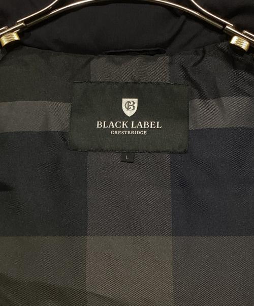 BLACK LABEL CRESTBRIDGE（ブラックレーベル クレストブリッジ）BLACK LABEL CRESTBRIDGE (ブラックレーベル クレストブリッジ) ダウンベスト ネイビー サイズ:Lの古着・服飾アイテム
