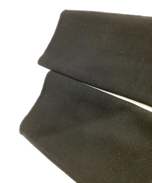 DRAWER（ドゥロワー）DRAWER (ドゥロワー) カシミヤウールベルテッドラップコート ブラック サイズ:36の古着・服飾アイテム