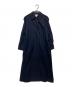 ebure（エブール）の古着「コットンシルクシャンブレー ステンカラーコート」｜ネイビー