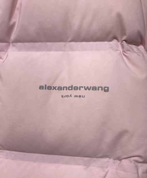 ALEXANDER WANG（アレキサンダー・ワン）ALEXANDER WANG (アレキサンダー・ワン) クロップドダウンジャケット ピンク サイズ:XSの古着・服飾アイテム