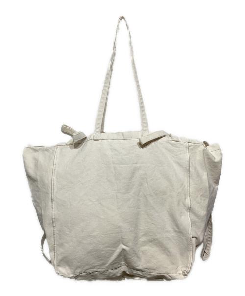 MM6 Maison Margiela（エムエムシックスメゾンマルジェラ）MM6 Maison Margiela (エムエムシックス メゾンマルジェラ) エイトハンドル ラージトートバッグ アイボリーの古着・服飾アイテム