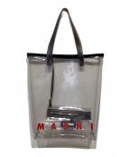 MARNIマルニ）の古着「PVCトートバッグ」｜クリア×ブラック