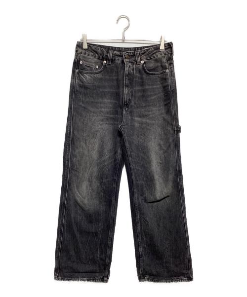 haikure（ハイクル）haikure (ハイクル) WINONA painter denim ブラック サイズ:27の古着・服飾アイテム