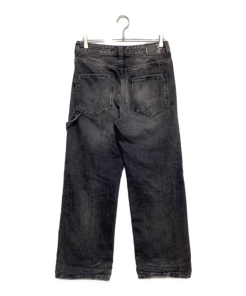 haikure（ハイクル）haikure (ハイクル) WINONA painter denim ブラック サイズ:27の古着・服飾アイテム