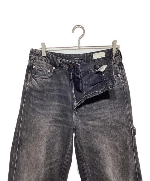 haikure（ハイクル）haikure (ハイクル) WINONA painter denim ブラック サイズ:27の古着・服飾アイテム