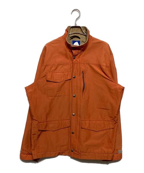 SIERRA DESIGNS（シエラデザインズ）SIERRA DESIGNS (シエラデザインズ) 80’Sコーデュロイカラー ナイロンジャケット オレンジ×ベージュ サイズ:Lの古着・服飾アイテム