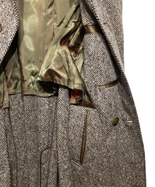 Burberry's（バーバリーズ）Burberry's (バーバリーズ) ツイード バルマカーンコート グレー サイズ:記載なしの古着・服飾アイテム