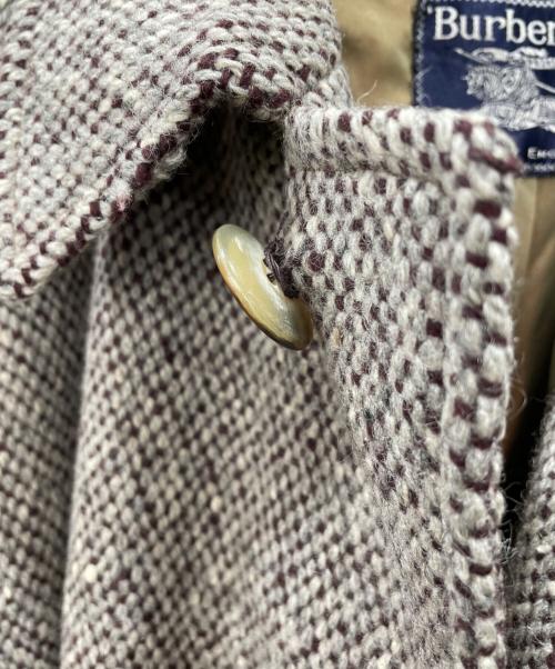 Burberry's（バーバリーズ）Burberry's (バーバリーズ) ツイード バルマカーンコート グレー サイズ:記載なしの古着・服飾アイテム
