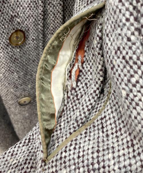 Burberry's（バーバリーズ）Burberry's (バーバリーズ) ツイード バルマカーンコート グレー サイズ:記載なしの古着・服飾アイテム
