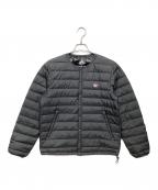 DANTONダントン）の古着「INNER DOWN CREWNECK JACKET」｜グレー