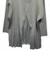 中古・古着 PLEATS PLEASE (プリーツプリーズ) プリーツカーディガン グレー サイズ:3：11000円