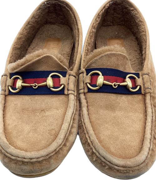 GUCCI（グッチ）GUCCI (グッチ) モカシンドライビングシューズ ブラウン サイズ:不明の古着・服飾アイテム