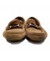 中古・古着 GUCCI (グッチ) モカシンドライビングシューズ ブラウン サイズ:不明：9000円