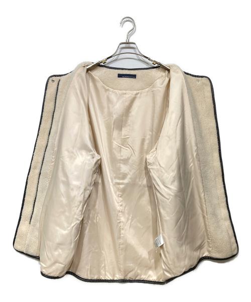 GALLARDA GALANTE NAVY（ガリャルダガランテネイビー）GALLARDA GALANTE NAVY (ガリャルダガランテネイビー) ボアジャケット アイボリー サイズ:Freeの古着・服飾アイテム