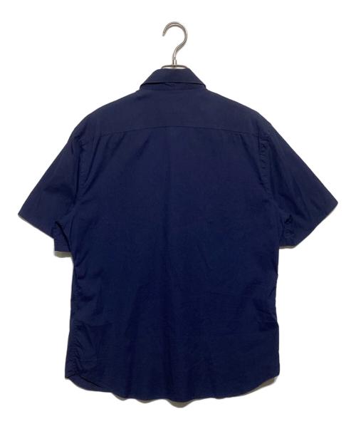 PRADA（プラダ）PRADA (プラダ) 半袖シャツ ネイビー サイズ:41の古着・服飾アイテム