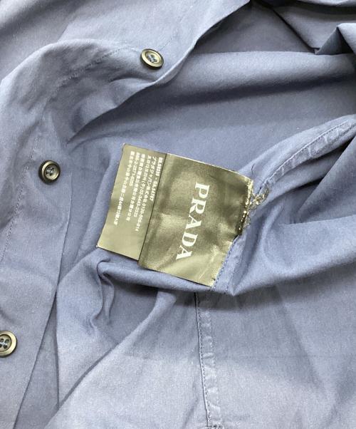 PRADA（プラダ）PRADA (プラダ) 半袖シャツ ネイビー サイズ:41の古着・服飾アイテム