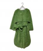 Ameriアメリ）の古着「MANY WAY USEFUL BOA COAT（メニー ウェイ ユーズフル ボア コート）」｜グリーン