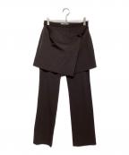 ISSEY MIYAKEイッセイミヤケ）の古着「スカートパンツ」｜ブラウン