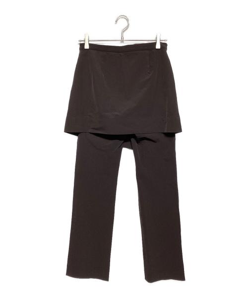 ISSEY MIYAKE（イッセイミヤケ）ISSEY MIYAKE  (イッセイミヤケ) スカートパンツ ブラウン サイズ:2の古着・服飾アイテム