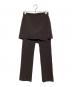ISSEY MIYAKE  (イッセイミヤケ) スカートパンツ ブラウン サイズ:2：9000円