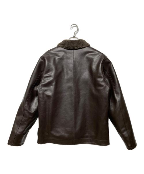 RADIALL（ラディアル）RADIALL (ラディアル) レザーデッキジャケット ブラウン サイズ:40の古着・服飾アイテム