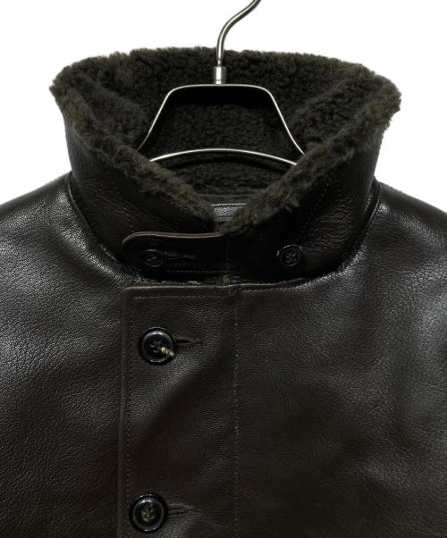 RADIALL（ラディアル）RADIALL (ラディアル) レザーデッキジャケット ブラウン サイズ:40の古着・服飾アイテム