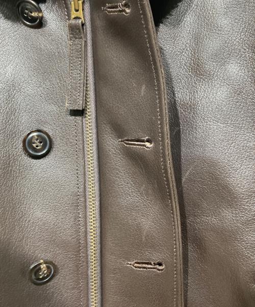 RADIALL（ラディアル）RADIALL (ラディアル) レザーデッキジャケット ブラウン サイズ:40の古着・服飾アイテム