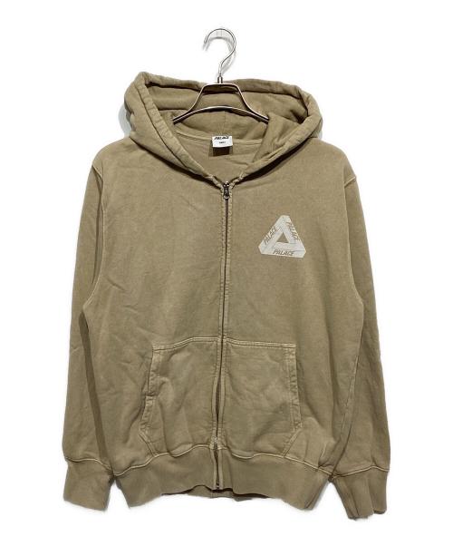 PALACE（パレス）PALACE (パレス) PIGMENT WASH TRI-FERG ZIP HOOD ベージュ サイズ:Sの古着・服飾アイテム