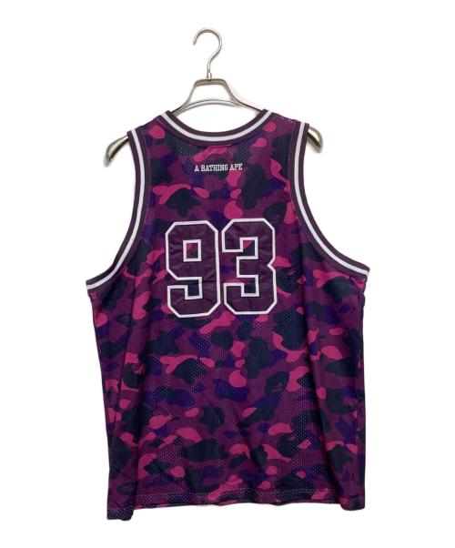 A BATHING APE（ア ベイシング エイプ）A BATHING APE (ア ベイシング エイプ) タンクトップ　001VTI301019M パープル サイズ:2XLの古着・服飾アイテム