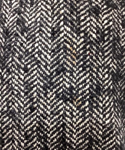 DSQUARED2（ディースクエアード）DSQUARED2 (ディースクエアード) ダブルチェスターコート グレー×ブラック サイズ:42の古着・服飾アイテム