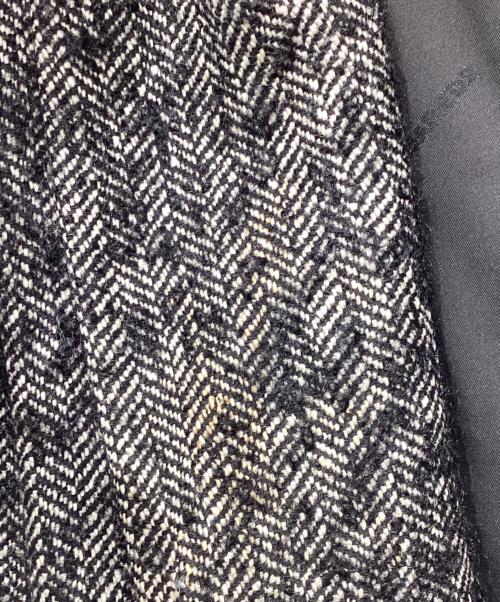 DSQUARED2（ディースクエアード）DSQUARED2 (ディースクエアード) ダブルチェスターコート グレー×ブラック サイズ:42の古着・服飾アイテム