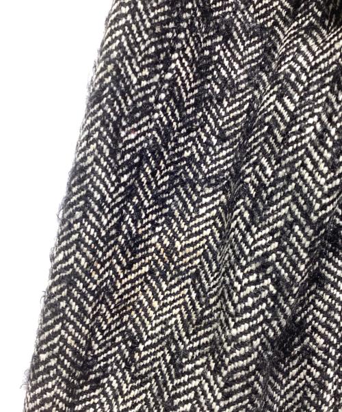 DSQUARED2（ディースクエアード）DSQUARED2 (ディースクエアード) ダブルチェスターコート グレー×ブラック サイズ:42の古着・服飾アイテム