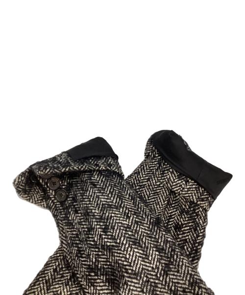 DSQUARED2（ディースクエアード）DSQUARED2 (ディースクエアード) ダブルチェスターコート グレー×ブラック サイズ:42の古着・服飾アイテム