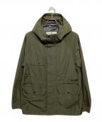 WOOLRICH×BEAMS Fウールリッチ×ビームスエフ）の古着「別注 2レイヤー マウンテンパーカ」｜グリーン