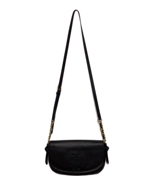 TORY BURCH（トリーバーチ）TORY BURCH (トリーバーチ) チェーンショルダーバッグ　ハーパークロスボディ ブラックの古着・服飾アイテム