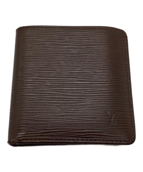 LOUIS VUITTON（ルイ ヴィトン）LOUIS VUITTON (ルイ ヴィトン) M6354D　ポルトビエカルトクレディ ブラウンの古着・服飾アイテム