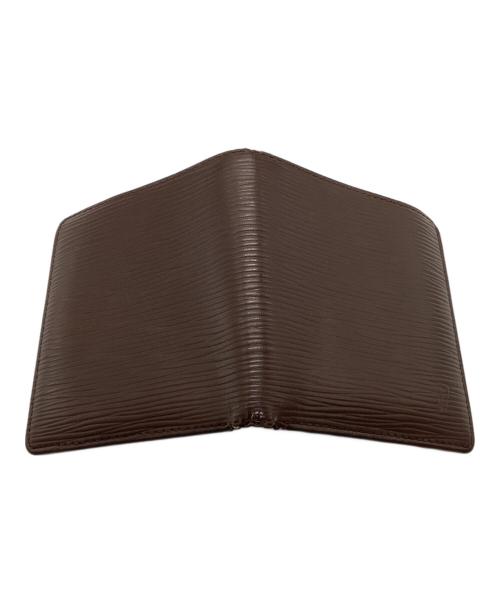 LOUIS VUITTON（ルイ ヴィトン）LOUIS VUITTON (ルイ ヴィトン) M6354D　ポルトビエカルトクレディ ブラウンの古着・服飾アイテム