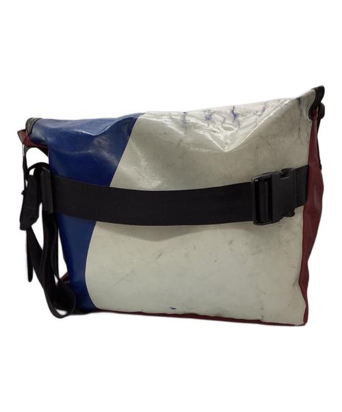 FREITAG（フライターグ）FREITAG (フライターグ) F13 TOP CAT ショルダーバッグ ブルー×ホワイト×エンジの古着・服飾アイテム