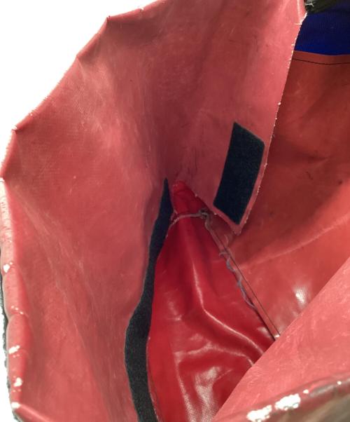 FREITAG（フライターグ）FREITAG (フライターグ) F13 TOP CAT ショルダーバッグ ブルー×ホワイト×エンジの古着・服飾アイテム