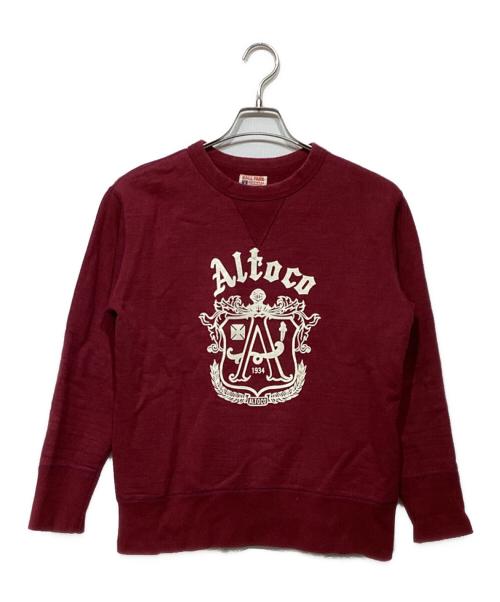 JOE McCOY’S（ジョーマッコイ）JOE McCOY’S (ジョーマッコイ) 前Vスウェット エンジ サイズ:Sの古着・服飾アイテム