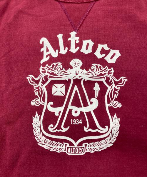 JOE McCOY’S（ジョーマッコイ）JOE McCOY’S (ジョーマッコイ) 前Vスウェット エンジ サイズ:Sの古着・服飾アイテム